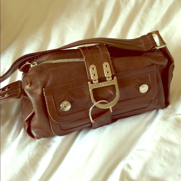 Brown leather Dior bag - Picture 1 of 1